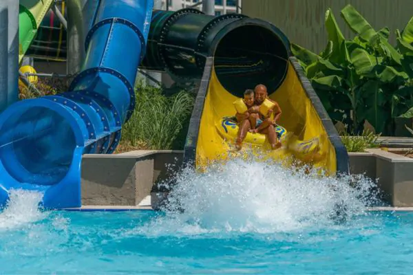 Cove Water Park Slides in Jurupa Valley - Chaffey Roofing Ontario, CA